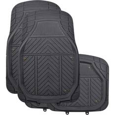 Ridge Ryder Deep Dish Combo Carpet/PVC Car Floor Mats - Set of 4, Black, , scaau_hi-res
