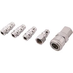 Blackridge Air Fitting Set Plug and Coupler 1/4" 5 Piece, , scaau_hi-res