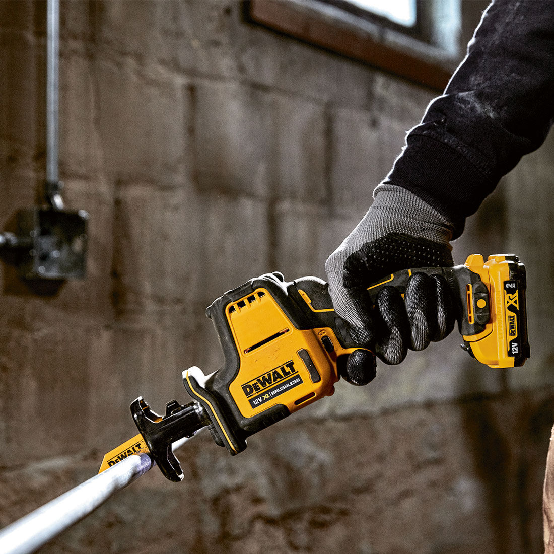 DeWALT XR 12V Brushless Reciprocating Saw Skin, , scaau_hi-res