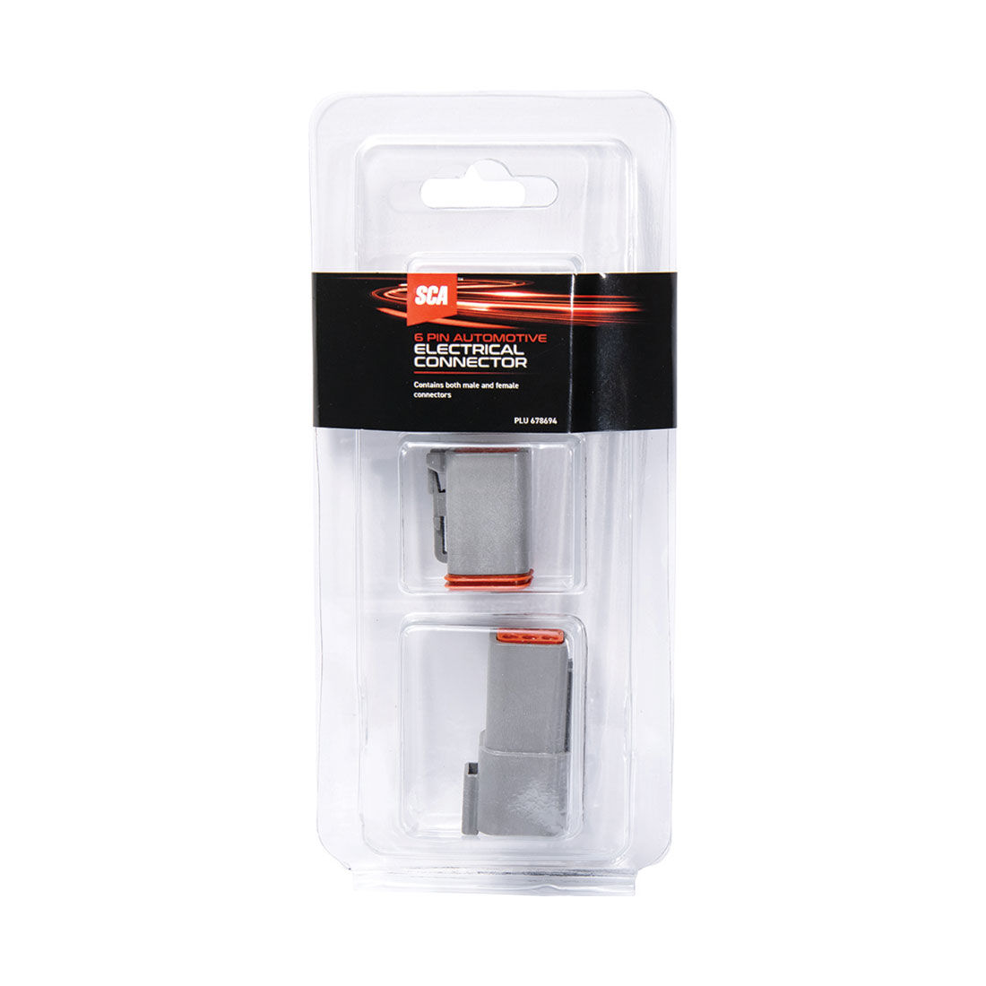 SCA DT Electrical Connector 6 Pin, , scaau_hi-res
