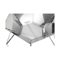 Ridge Ryder Foldable Fire Pit with Grill, , scaau_hi-res