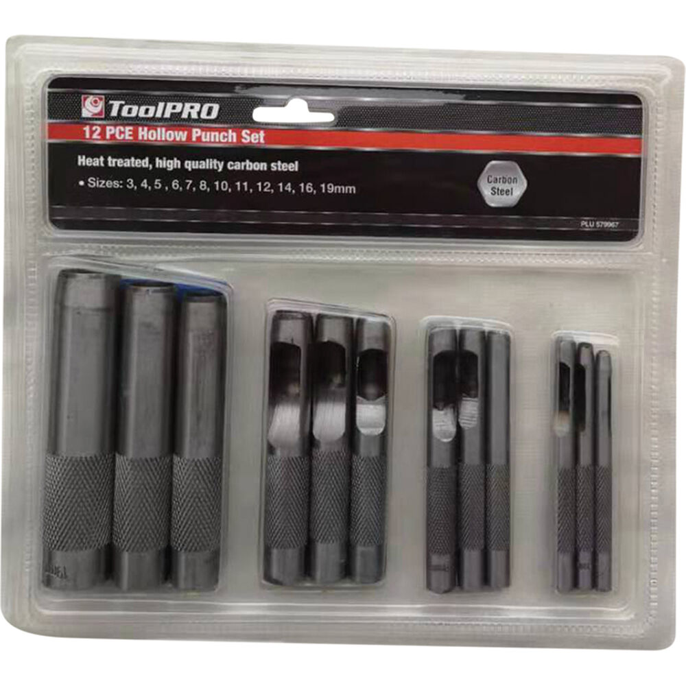 ToolPRO Hollow Punch Set 12 Piece Supercheap Auto