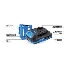Kincrome PT18 18V 2 Piece Brushless Impact Wrench & Grinder Kit 2.0Ah, , scaau_hi-res