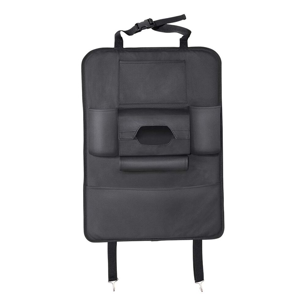 Cabin Crew Leather Look Back Seat Organiser Black Supercheap Auto