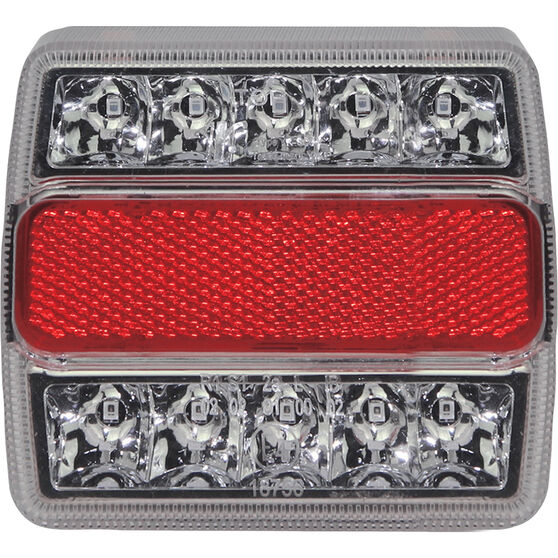 Trailer Lamp Square Single Supercheap Auto