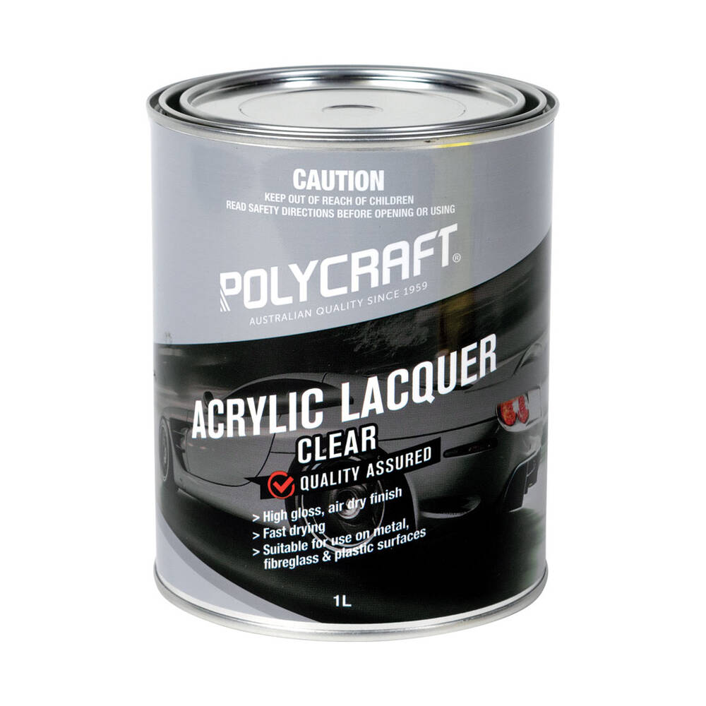 Polycraft Acrylic Gloss Clear 1 Litre | Supercheap Auto