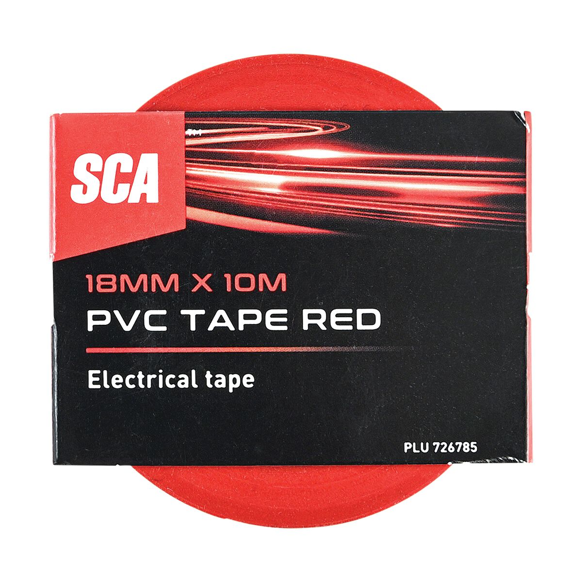 SCA PVC Electrical Tape - Green, 18mm x 10m Red, , scaau_hi-res