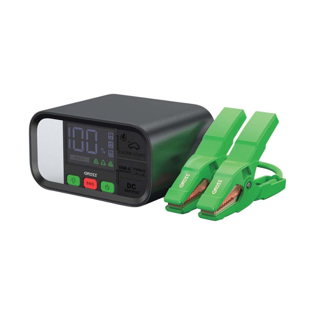 CAROSS T19Plus 12V 2000A Smart Lithium Jump Starter With Built-in 2 Mode LED Worklight, , scaau_hi-res