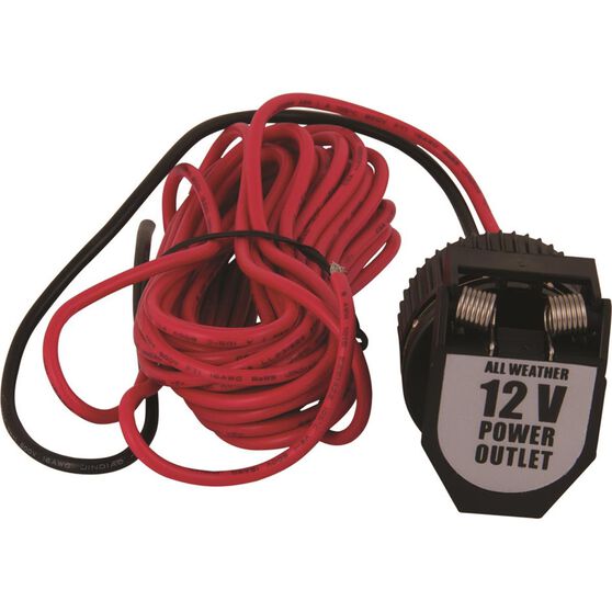 12v Socket With Wiring Heavy Duty Supercheap Auto