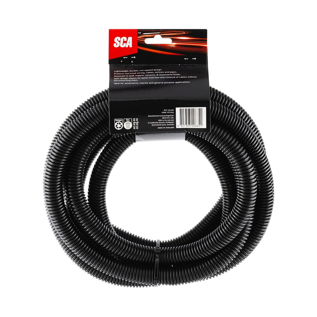 SCA Corrugated Split Tubing - 16.2mm x 3m, , scaau_hi-res