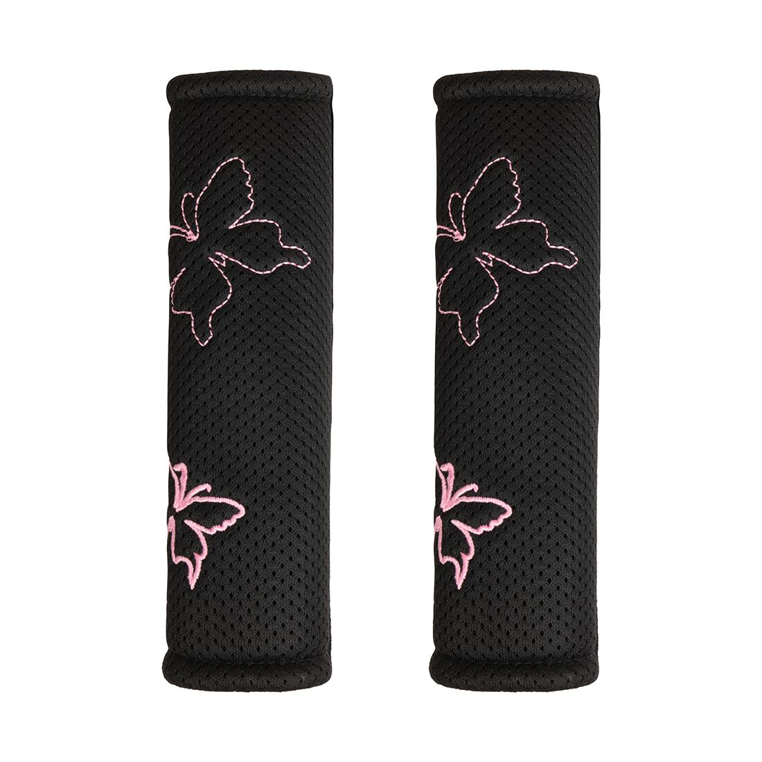 SCA Butterfly Steering Wheel Cover & Seat Belt Buddie Set Pink, , scaau_hi-res