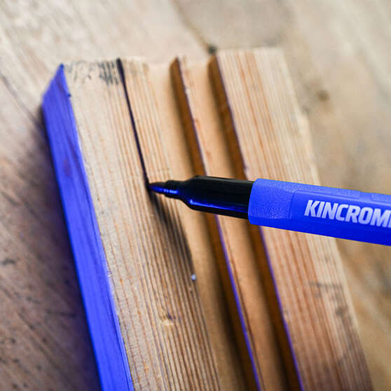 Kincrome Permanent Markers 5 Pack Mixed Colours & Fine Tip, , scaau_hi-res