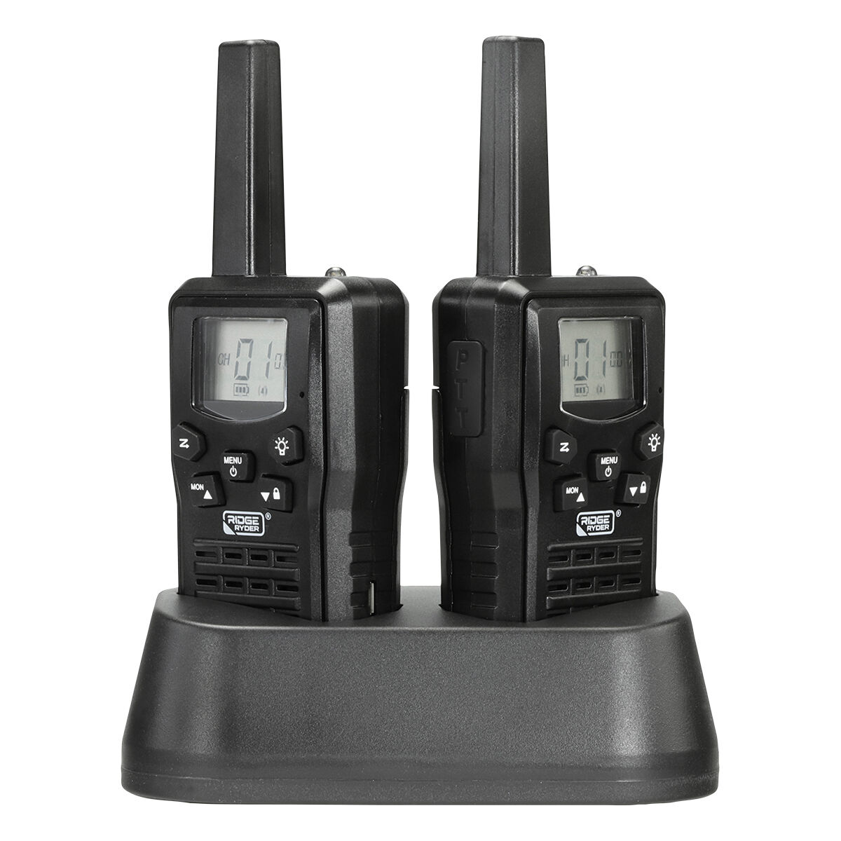 Ridge Ryder UHF CB Handheld Radio Twin Pack 2W, , scaau_hi-res