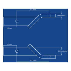 Hayman Reese Tow Ball Mount Kit 50mm/200mm, , scaau_hi-res