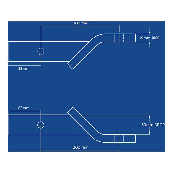 Hayman Reese Tow Ball Mount Kit 50mm/200mm, , scaau_hi-res