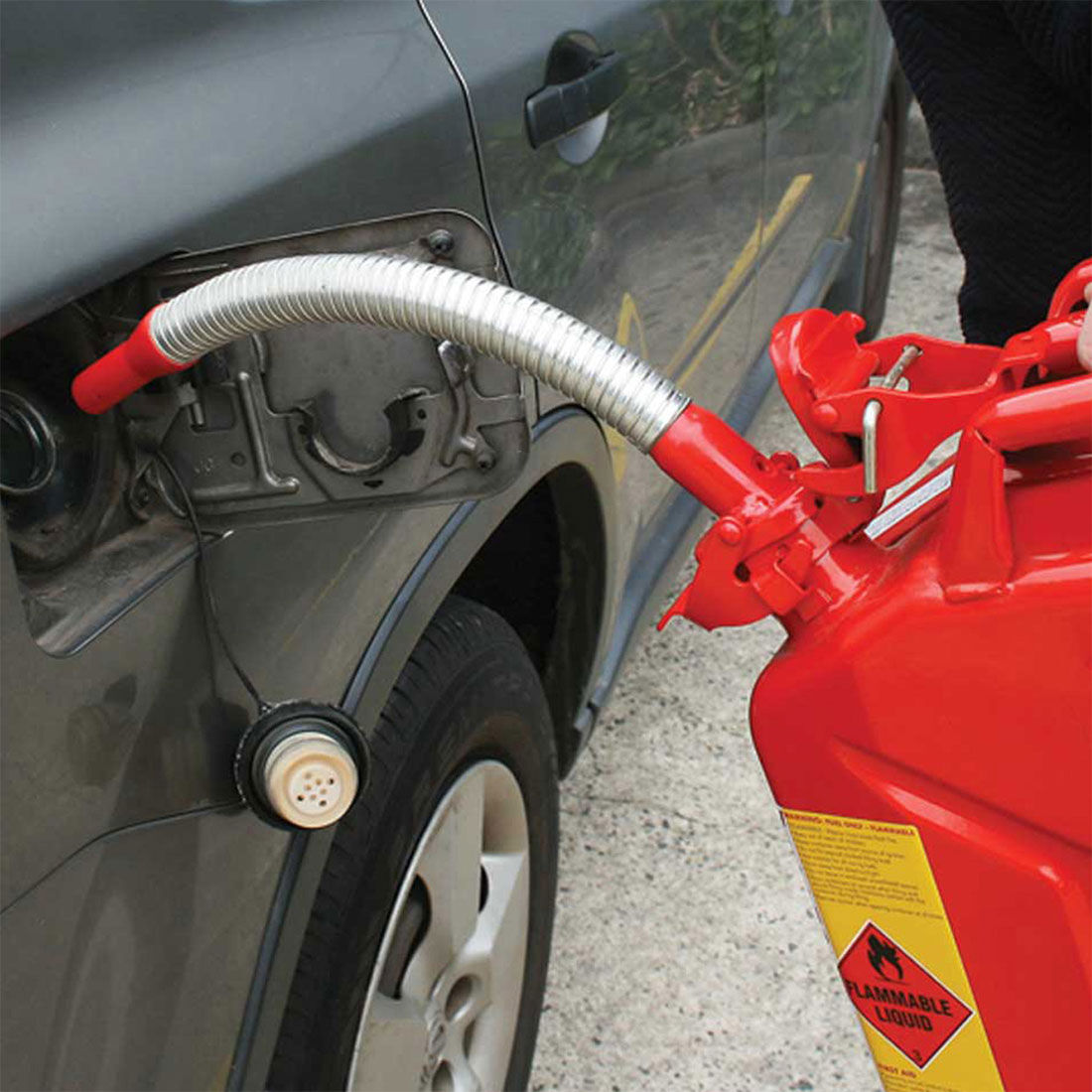 Pro Quip Metal Jerry Can Pourer Fuel, , scaau_hi-res