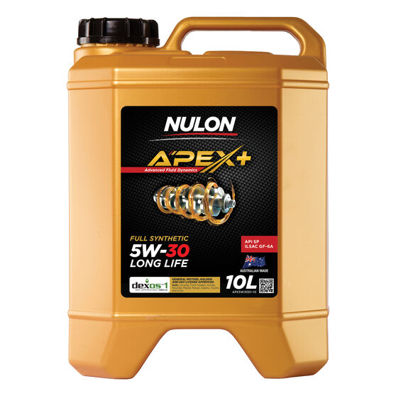 Nulon APEX+ 5W-30 Long Life Engine Oil 10 Litre, , scaau_hi-res