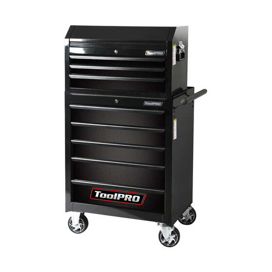 ToolPRO Tool Cabinet Magnet Fascia Set - Black Carbon Fibre, Suits 26" Chest & 27" Cabinet, , scaau_hi-res