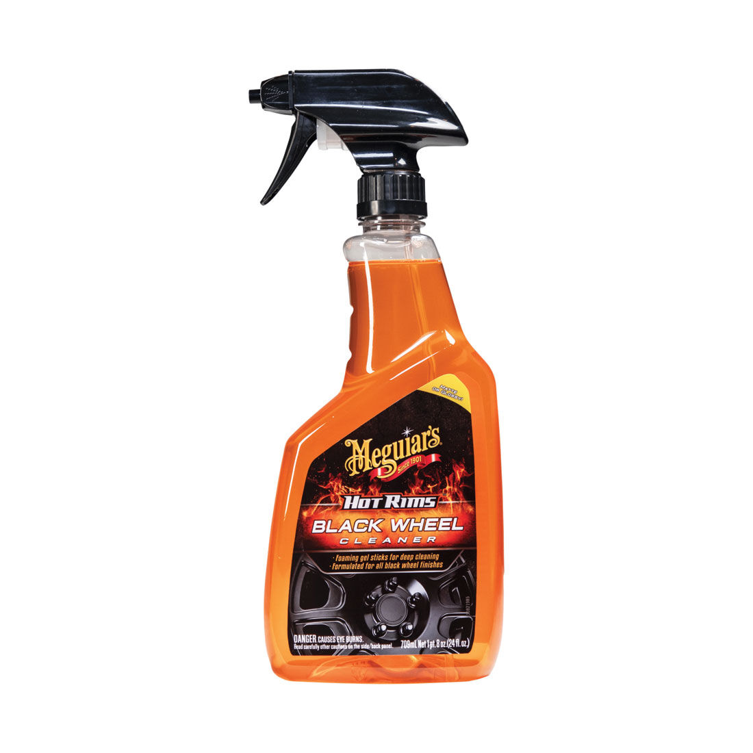 Meguiar's Hot Rims Black Wheel Cleaner 709mL, , scaau_hi-res