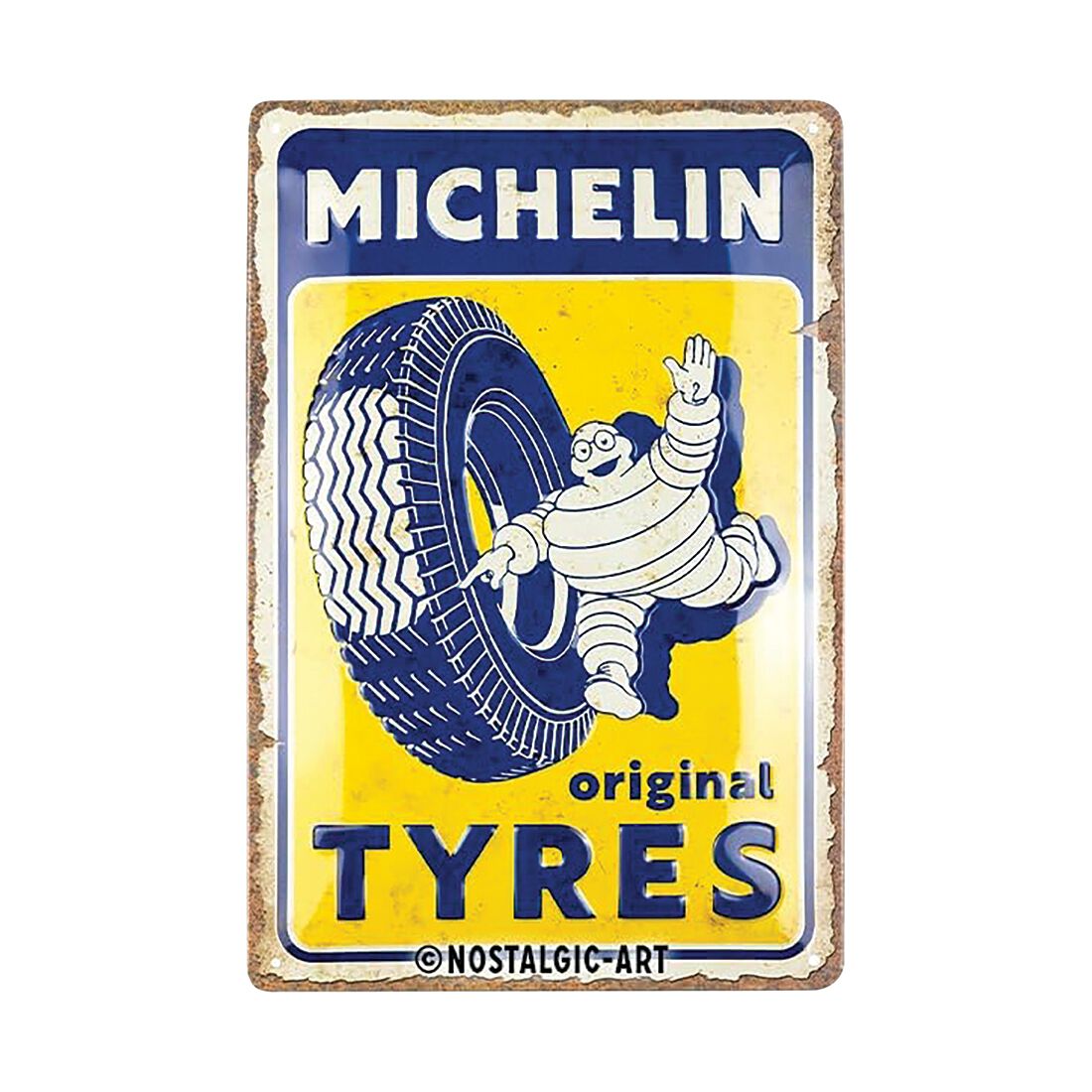 Nostalgic-Art Tin Sign 20x30cm Michelin Original Tyres, , scaau_hi-res