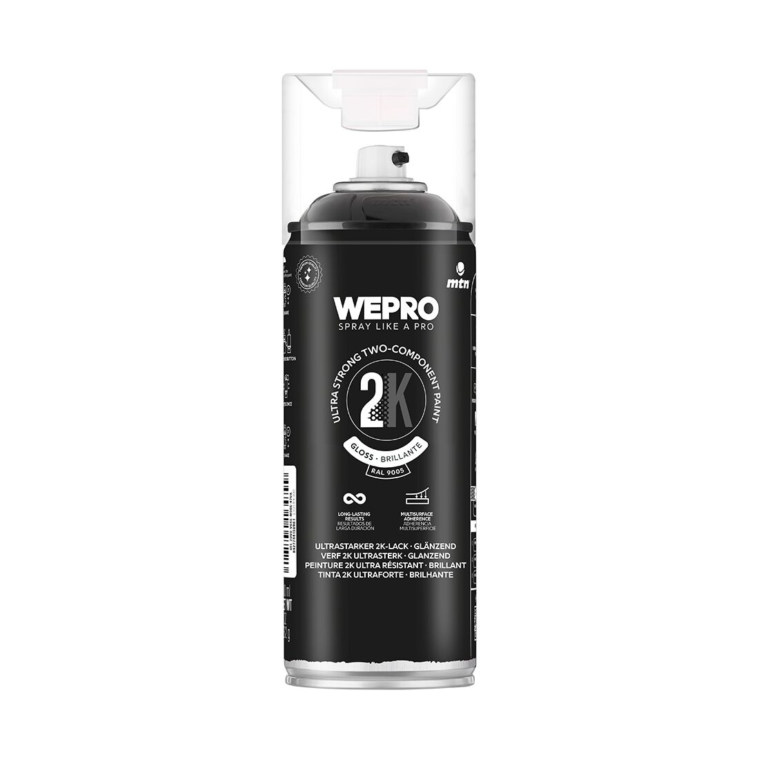 MTN WEPRO 2K Black Gloss 400mL, , scaau_hi-res