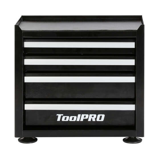 ToolPRO Mini Tool Cabinet 4 Drawer Black, , scaau_hi-res