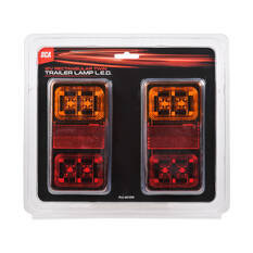 SCA Trailer Lamp LED 12V Rectangular 2 Pack, , scaau_hi-res