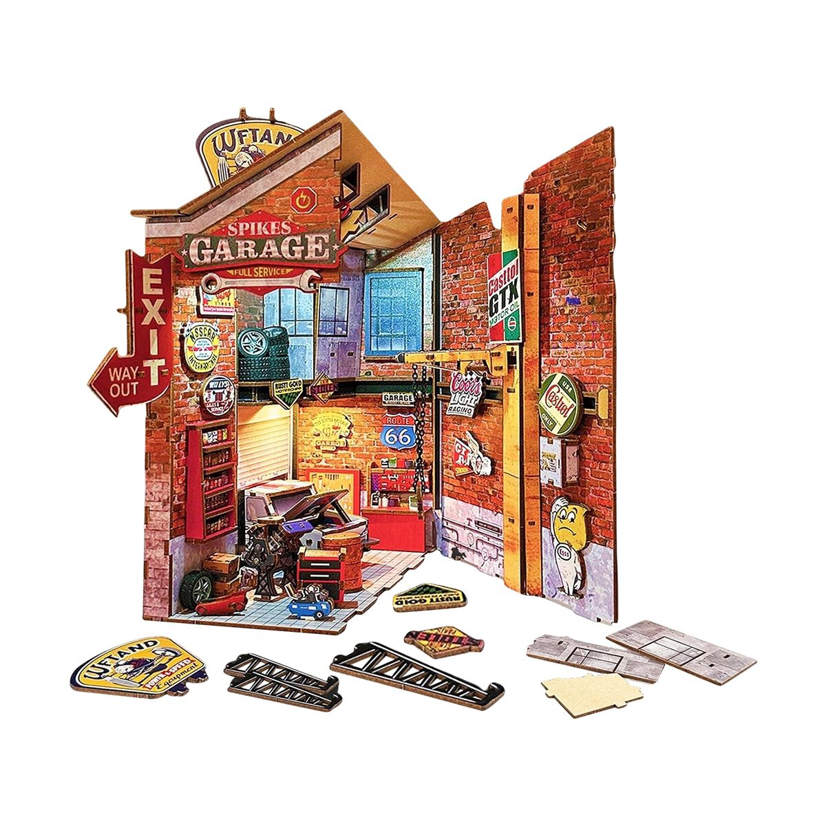Garage Book Nook Puzzle Kit, , scaau_hi-res