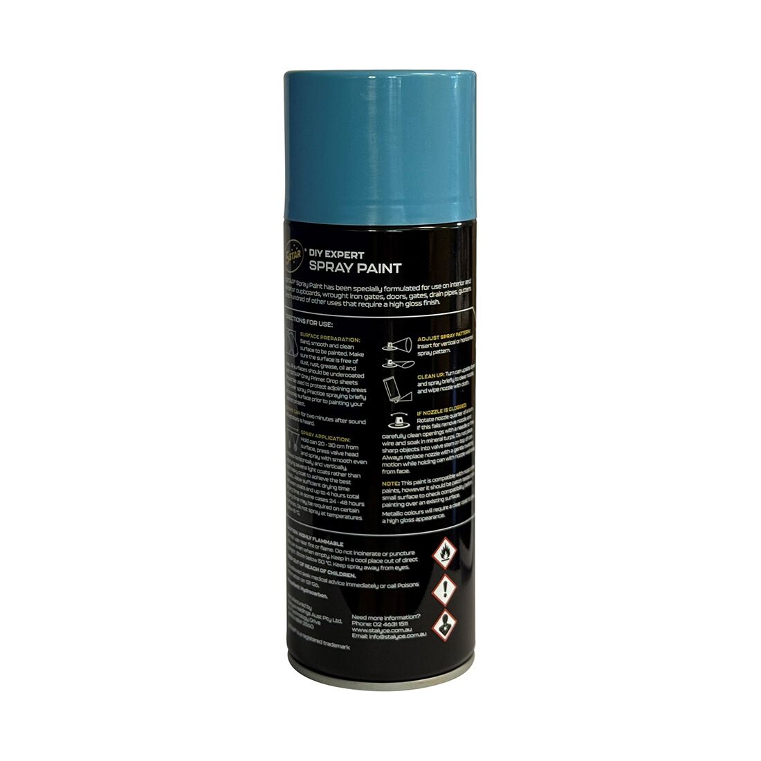 5 Star Enamel Spray Paint Creation Blue 250g, , scaau_hi-res