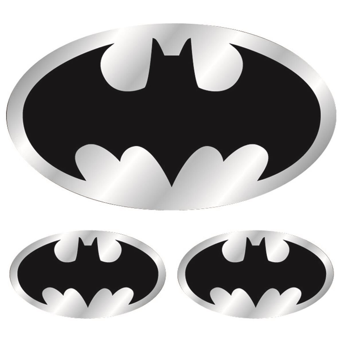 Stickers Batman Logo, Chrome, , scaau_hi-res