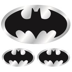 Stickers Batman Logo, Chrome, , scaau_hi-res