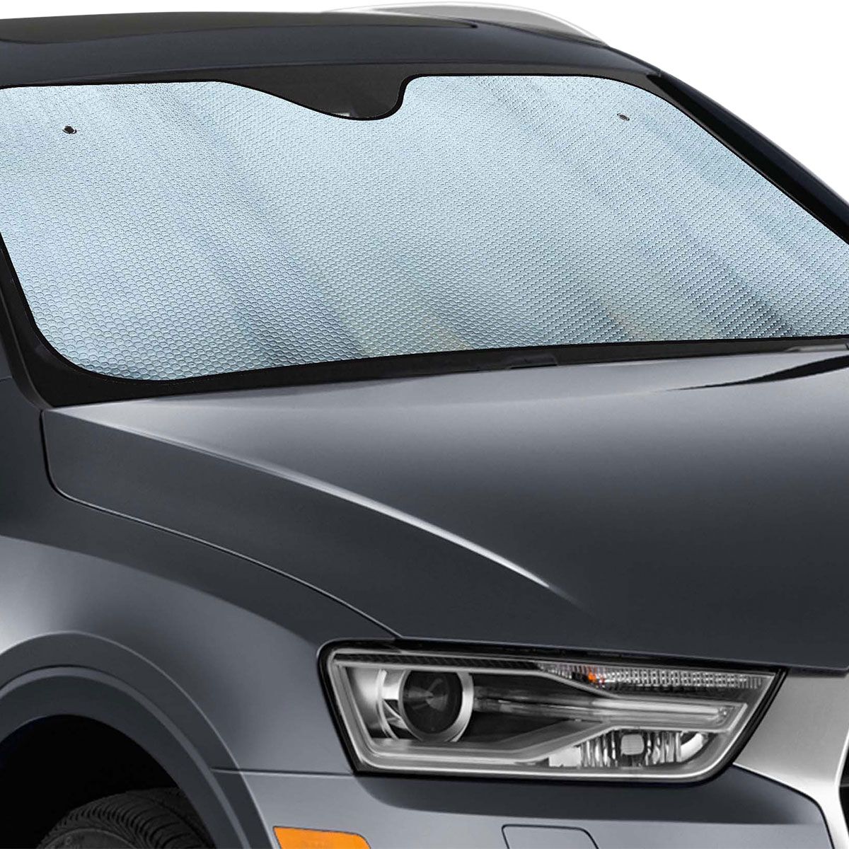 SCA Accordion Bubble Sunshade Silver Front Large, , scaau_hi-res