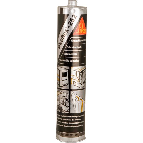 Sikaflex 252 Adhesive - Black, 300ml, , scaau_hi-res