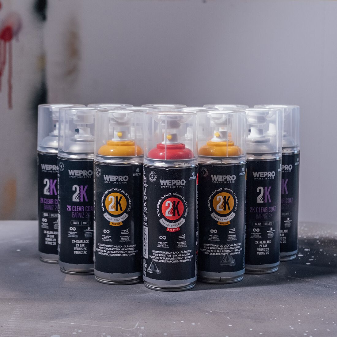 MTN WEPRO 2K Clear Coat Satin 400mL, , scaau_hi-res