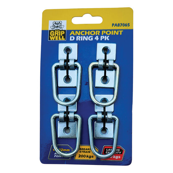 Gripwell Anchor Point 6mm x 32mm 4 Pack, , scaau_hi-res