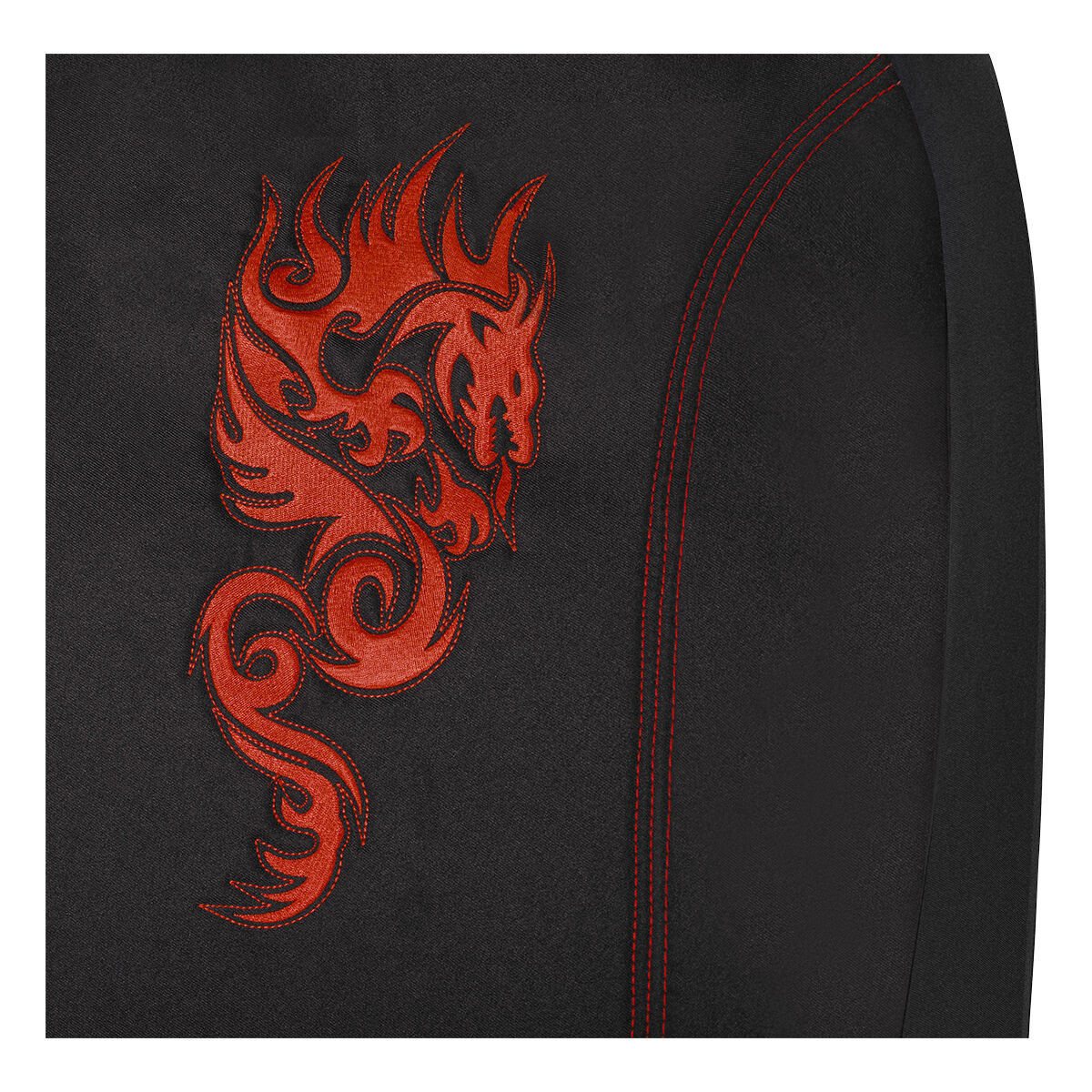 SCA Dragon Seat Cover Pack Red Adjustable Headrests Airbag Compatible 30&06H SAB, , scaau_hi-res