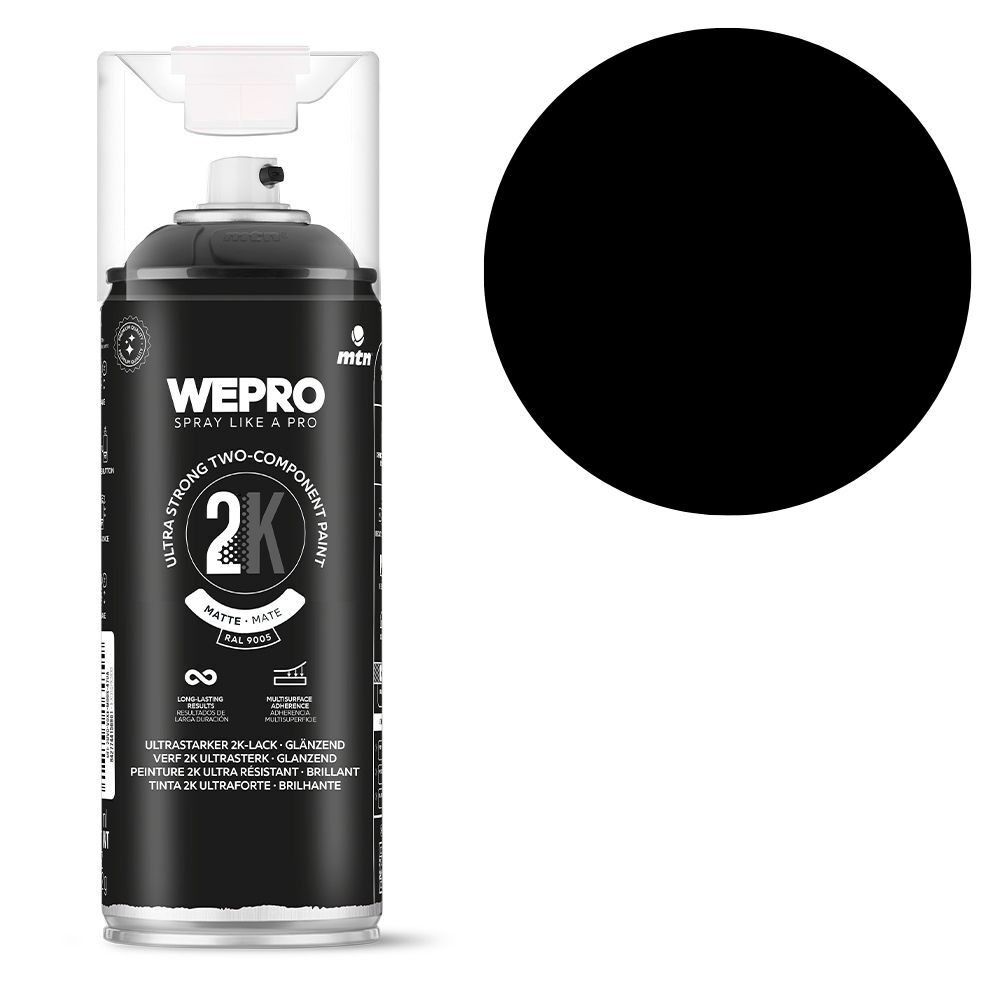 MTN WEPRO 2K Black Matt 400mL, , scaau_hi-res