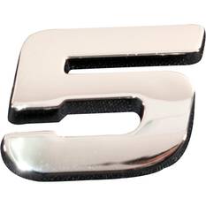 SCA 3D Chrome Badge Number 5, , scaau_hi-res
