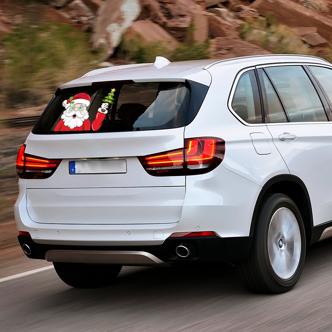 Christmas Rear Windshield Wiper Stickers, , scaau_hi-res