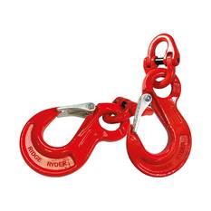 Ridge Ryder Clevis Hook with Safety Latch 8mm 8T 2 Pack, , scaau_hi-res