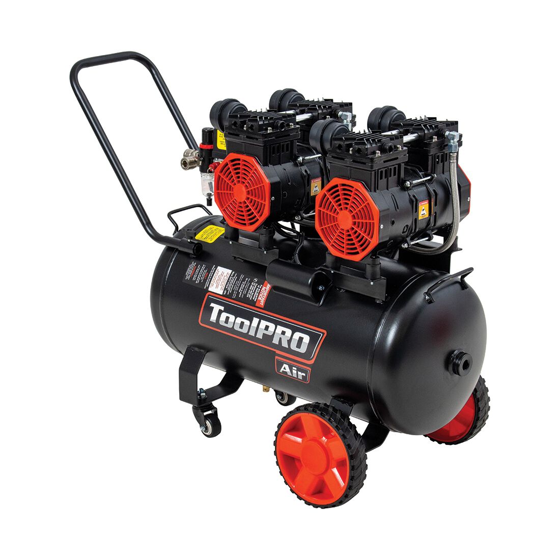 ToolPRO Air Compressor Silenced 2.75HP 50 Litre tank, , scaau_hi-res