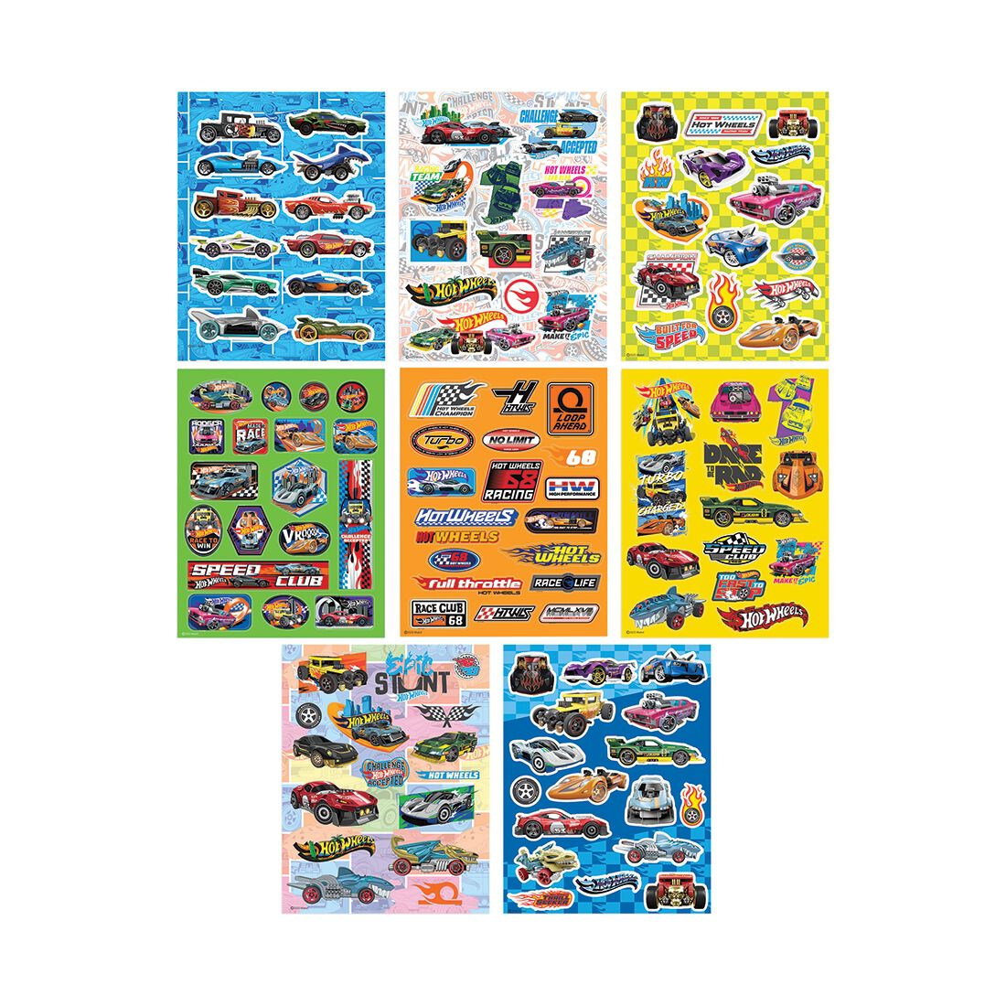 Kaleidoscope Hot Wheels Sticker Bomb, , scaau_hi-res