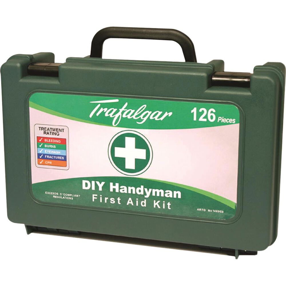 Trafalgar DIY Handyman First Aid Kit 126 Piece Supercheap Auto
