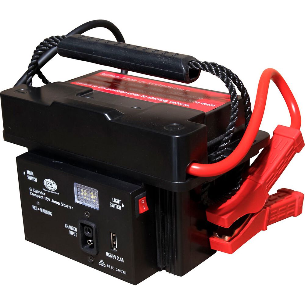 SCA 12V 1200 Amp 6 Cylinder Compact Jump Starter Supercheap Auto