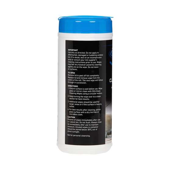 SCA Glass Cleaner Wipes 35 Pack, , scaau_hi-res