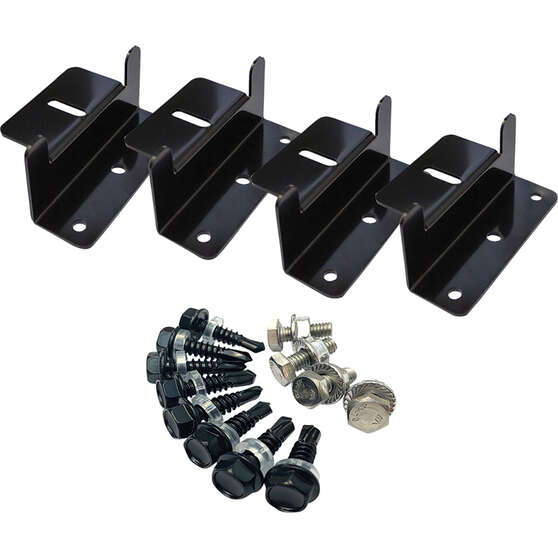 KT Cables Solar Panel Mounting Brackets - 4 Pack, Aluminium, , scaau_hi-res