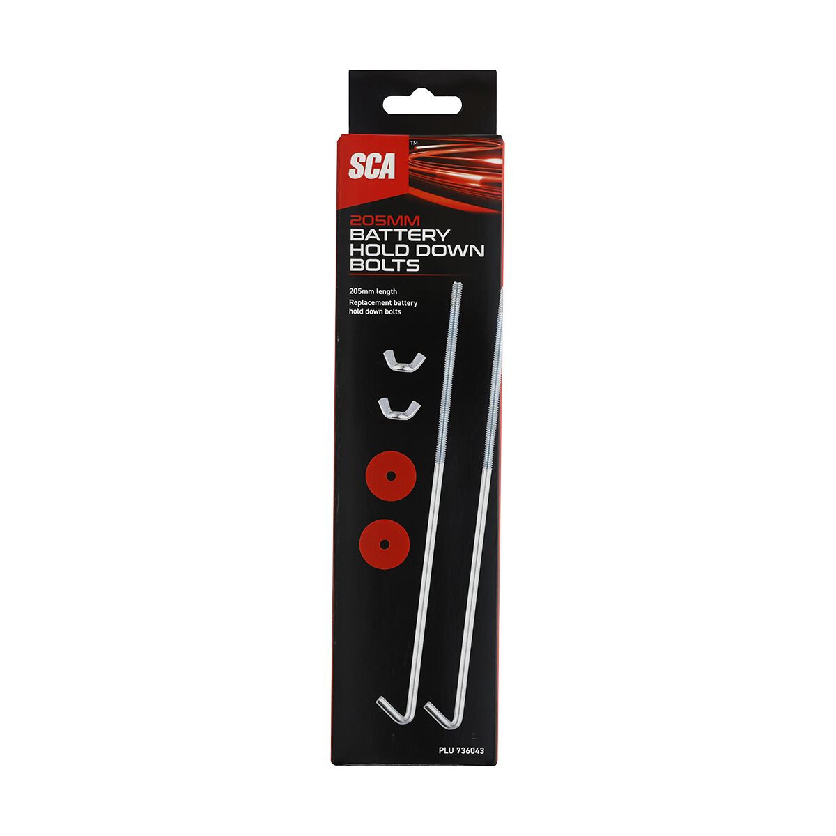 SCA Battery Hold Down 202mm Bolts, , scaau_hi-res