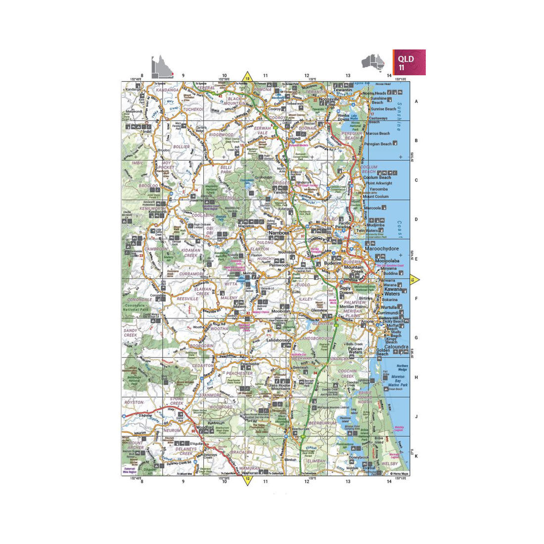 Hema Australia Road and 4WD Handy Atlas, , scaau_hi-res