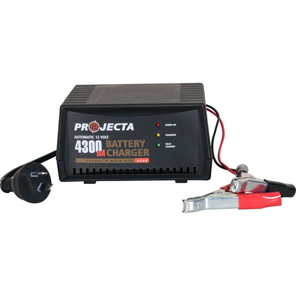 Projecta Battery Charger 12V, 4300mA Supercheap Auto