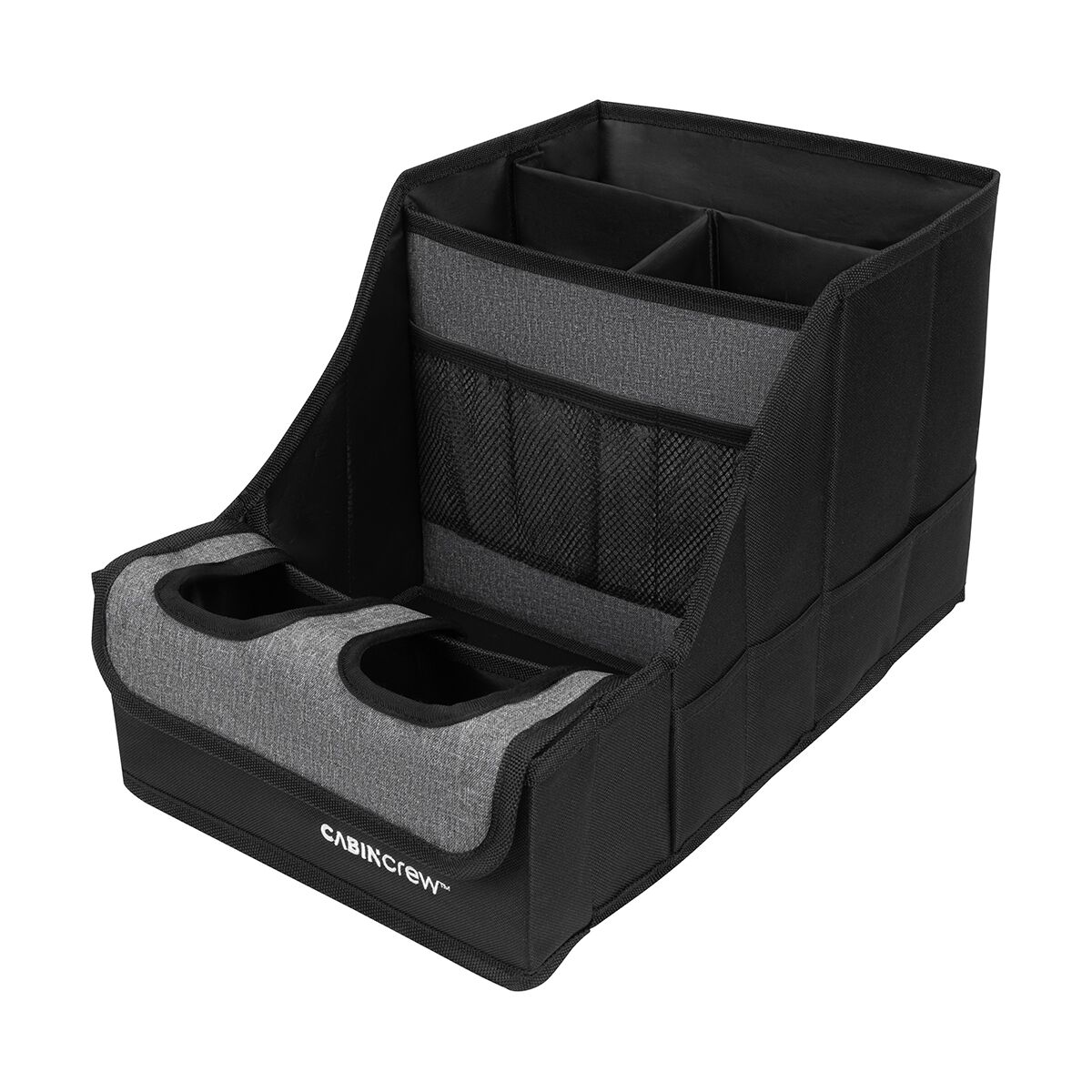 Cabin Crew Kids Repreve BackSeat Organiser Black/Grey, , scaau_hi-res